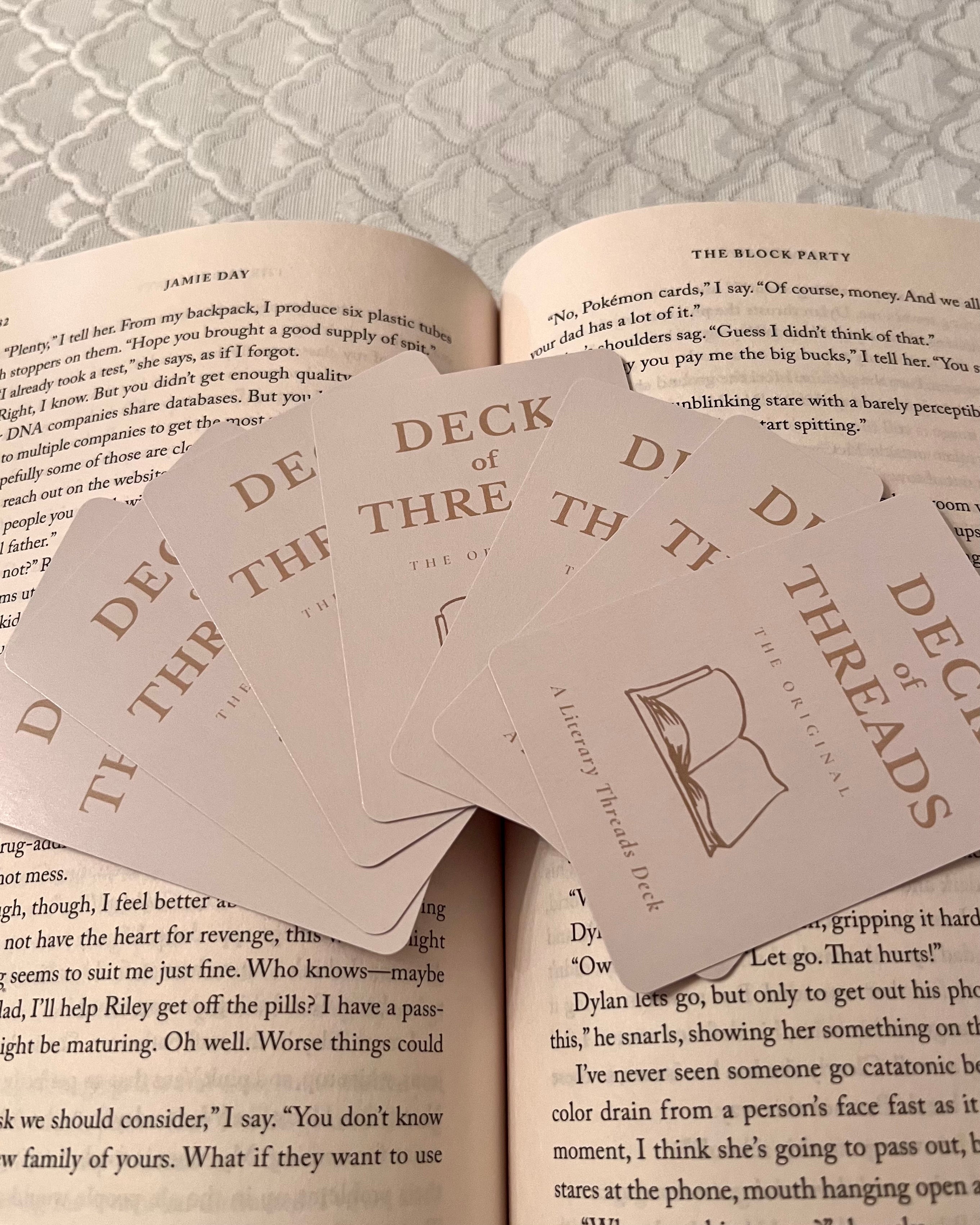 Deck of Threads - Book Club Card Game